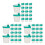 120Pcs Green Plastic Urine Sample Cups Screw Caps for Labs 7