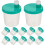 120Pcs Green Plastic Urine Sample Cups Screw Caps for Labs 1