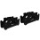 2Pcs Dumbbell Storage Rack in Black Plastic for Home Gym Use 6
