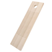 4Pcs Solid Wood Washboard Laundry Scrub Board Gentle on Clothes Beige