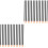 200Pcs Professional Disposable Eyeliner Brushes Black Plastic Handle 3