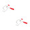 2Sets Heavy-Duty Maker Handle with Fixing Clip Metal Parts 6