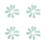4Pcs Light Green Guzheng Thumb Picks Resin for Performance Use 4