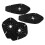 6Pairs Protective Black Silicone Wiper Hole Covers for Car Windshield 2