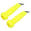 10Pcs Yellow Nylon Hiking Stick Tips Non-Slip Walking Pole Replacement 1