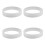 4Pcs White LED Channel Diffuser Acrylic Panel for Home Soft Lighting 3