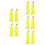 10Pcs Yellow Nylon Hiking Stick Tips Non-Slip Walking Pole Replacement 7