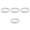 4Pcs White LED Channel Diffuser Acrylic Panel for Home Soft Lighting 6