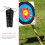 Adjustable Black PU Forearm Guard for Outdoor Archery 9