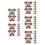 40Pcs Durable Plastic Flying Bats Light Brown Halloween Decorations 8
