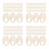 400Pcs Wood Thread Spool Rack Beige Durable Organizer for Home Crafts 5