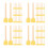 80Pcs Small Round Sponge Brushes for Kids DIY Art and Craft Projects 6