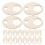 400Pcs Wood Thread Spool Rack Beige Durable Organizer for Home Crafts 3