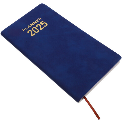 5Pcs Stylish Blue Portable Planner Organizer Academic Writing Book