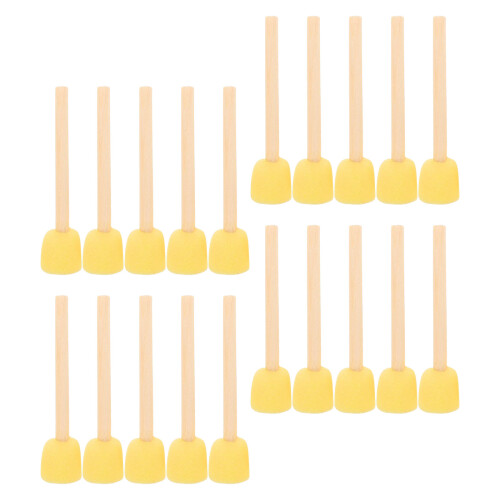 80Pcs Small Round Sponge Brushes for Kids DIY Art and Craft Projects 2