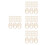 400Pcs Wood Thread Spool Rack Beige Durable Organizer for Home Crafts 7