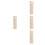 4Pcs Solid Wood Washboard Laundry Scrub Board Gentle on Clothes Beige 5
