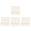 400Pcs Wood Thread Spool Rack Beige Durable Organizer for Home Crafts 8