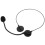 2Pcs Portable Black Fake Singer Microphone Headset Costume Accessory 2