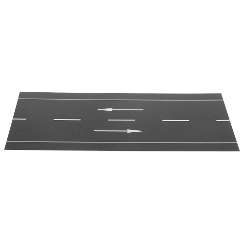 4Pcs Simulation Road Sign Model Toy Dark Grey Plastic Traffic Learning 1