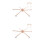 2Sets Natural Wood Crib Mobile Kit DIY Wind Chime Frame Khaki Decor 6