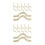 24Pcs Golden Metal Billiard Table Corner Brackets Net Pockets Kit 7