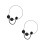 2Pcs Portable Black Fake Singer Microphone Headset Costume Accessory 10