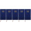 5Pcs Stylish Blue Portable Planner Organizer Academic Writing Book 9