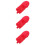 3Pcs Portable Red Polyester Youth Baseball and Softball Gloves 9