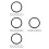 24Pcs Rubber Rings Non-Slip Sound Bowl Replacement Gaskets 5