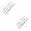 6Pcs Nail Art Brush Set Lightweight Double-Ended Manicure Tools 6