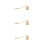 3Pcs Long Handle Candle Snuffer Metal Wick Flame Extinguisher Tool 6
