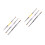 6Pcs Nail Art Brush Set Lightweight Double-Ended Manicure Tools 4