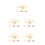 20Pcs Handcrafted Bamboo Fan Frames Assorted Color DIY Fan Making Set 3