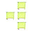 4Pcs Yellow Hard Hat Neck Shade Full Brim Sun Visor Construction Use 7
