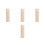 4Pcs Solid Wood Washboard Laundry Scrub Board Gentle on Clothes Beige 3
