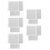 5Pcs Compact White Insect Butterfly Spreading Board Pinning Kit 8