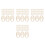 400Pcs Wood Thread Spool Rack Beige Durable Organizer for Home Crafts 6