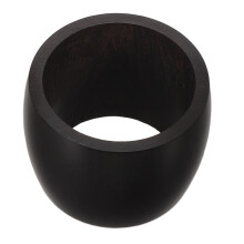 2Pcs Ebony Clarinet Reed Clamp Wood Mouthpiece Clip for Saxophone