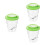 3Pcs Plastic Green Insect Viewer Portable Magnifier Jar 4