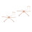 2Sets Natural Wood Crib Mobile Kit DIY Wind Chime Frame Khaki Decor 5