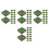 80Pcs Resin Mini Tree Base Models for Architectural Decor 7