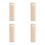 4Pcs Solid Wood Washboard Laundry Scrub Board Gentle on Clothes Beige 8