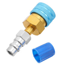 4Pcs Multi Car Refrigerant Hose Adapter Alloy Plastic Quick Couplers