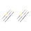 6Pcs Nail Art Brush Set Lightweight Double-Ended Manicure Tools 10