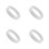 4Pcs White LED Channel Diffuser Acrylic Panel for Home Soft Lighting 7
