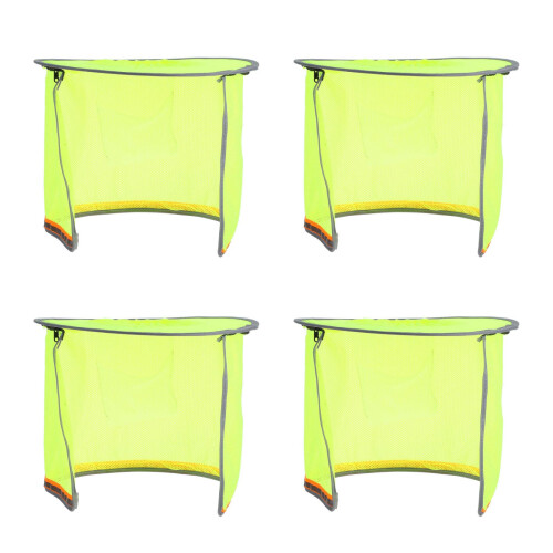 4Pcs Yellow Hard Hat Neck Shade Full Brim Sun Visor Construction Use 2