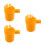 3Pcs Efficient Orange Fruit Picker Basket for Garden Harvesting Tool 5