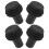 16Pcs Black Rv Rain Gutter Spouts Durable Weather Resistant Covers 2