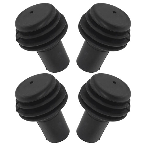 16Pcs Black Rv Rain Gutter Spouts Durable Weather Resistant Covers 1